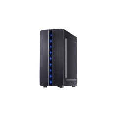 Inter-Tech Thunder Tower ATX Case - No Power Supply - Sleek Black Design for Ultimate Cooling and Performance